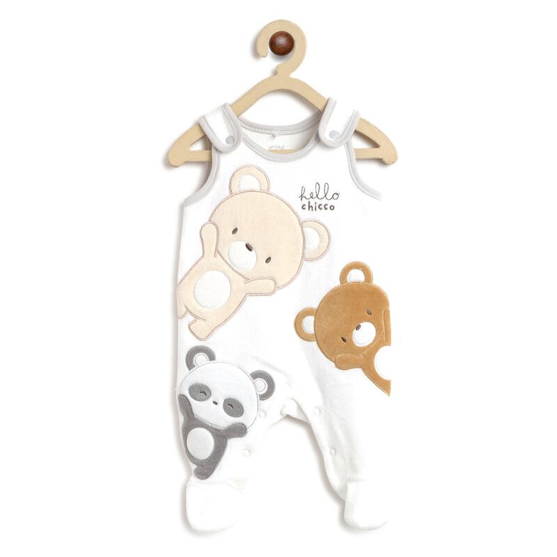 2 PCS Velour  Boysuit + Babysuit image number 2